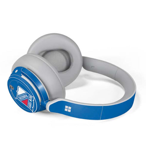 NHL New York Rangers Solid Background Surface Headphones Skin